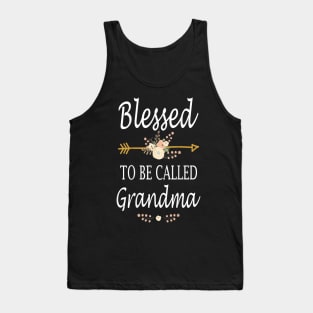 Blessed To Be Called Grandma Tank Top